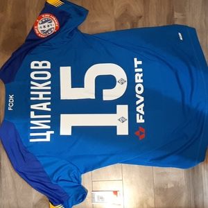 Dynamo Kyiv 2019/20 PLAYER ISSUE Viktor Tsygankov Away Jersey Official Patches